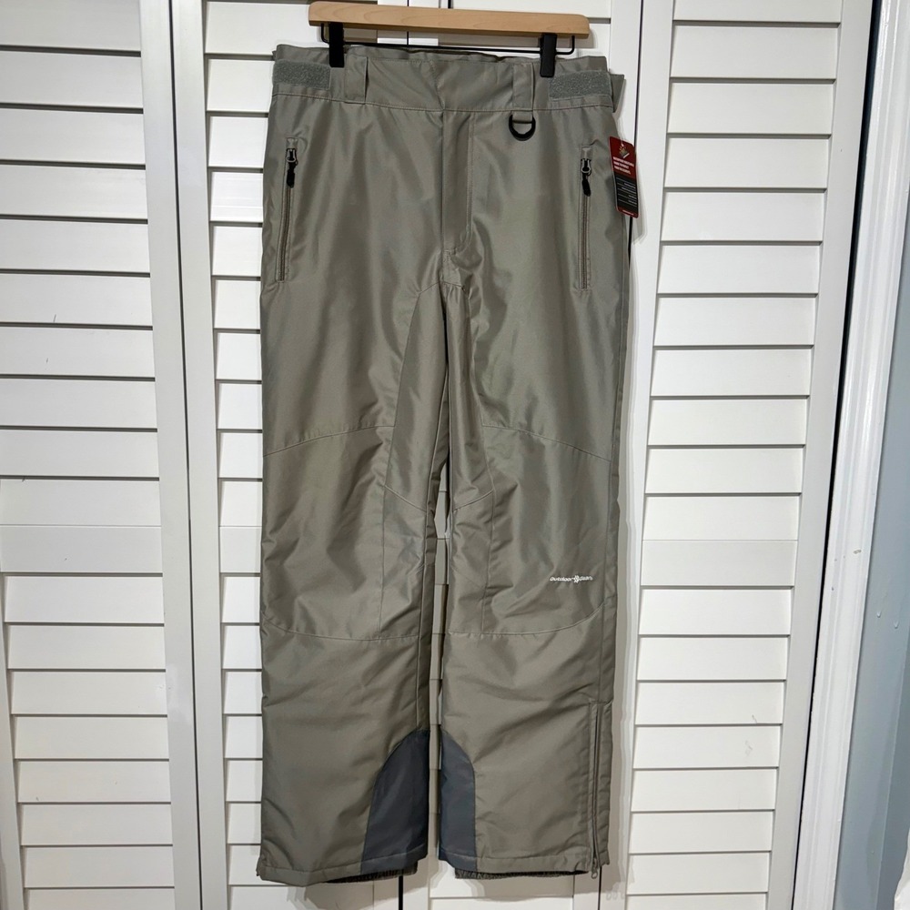Outdoor Gear Mens Polar Pant Grey‎ Waterproof Insulated Snow Ski Pants Small NWT